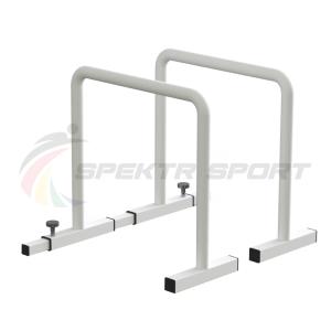 Купить Брусья напольные хайлетсы Spektr Sport цв. белый в Ясногорске 